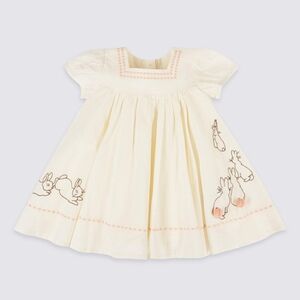 Marks & Spencer Peter Rabbit Cotton Dress 3-6 Months